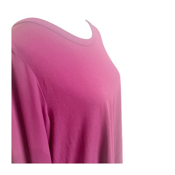 Banana Republic Sheer Sleeve Burgundy Blouse Size XL Holidays Office - Picture 4 of 11